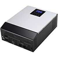Plusenergy Inversor Solar Onda Pura Hibrido 1KVA-VPM 1Kva 12V + MPPT Regulador Solar 50A + Cargador de Baterías 20A